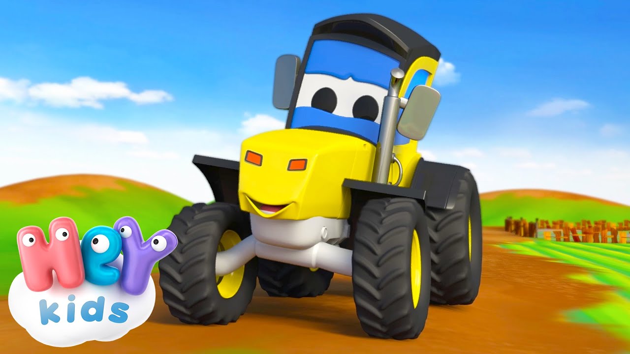 Le tracteur 🚜 Chansons de la ferme pour Enfants | HeyKids Comptines pour b&eacute;b&eacute; | Animaj Kids