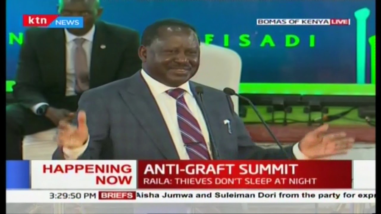 Raila's hilarious corruption story to President Uhuru that moved everyone