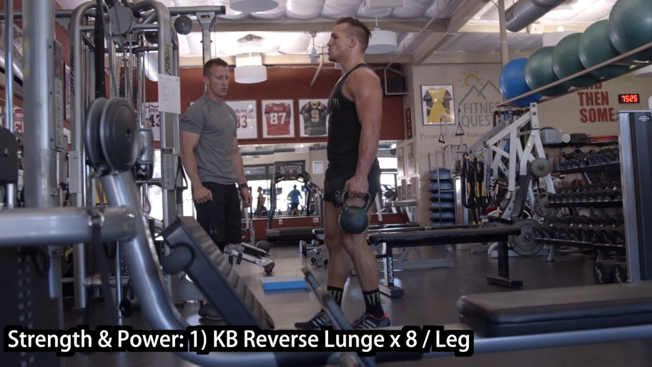 Michael Chandler MMA Circuit Training