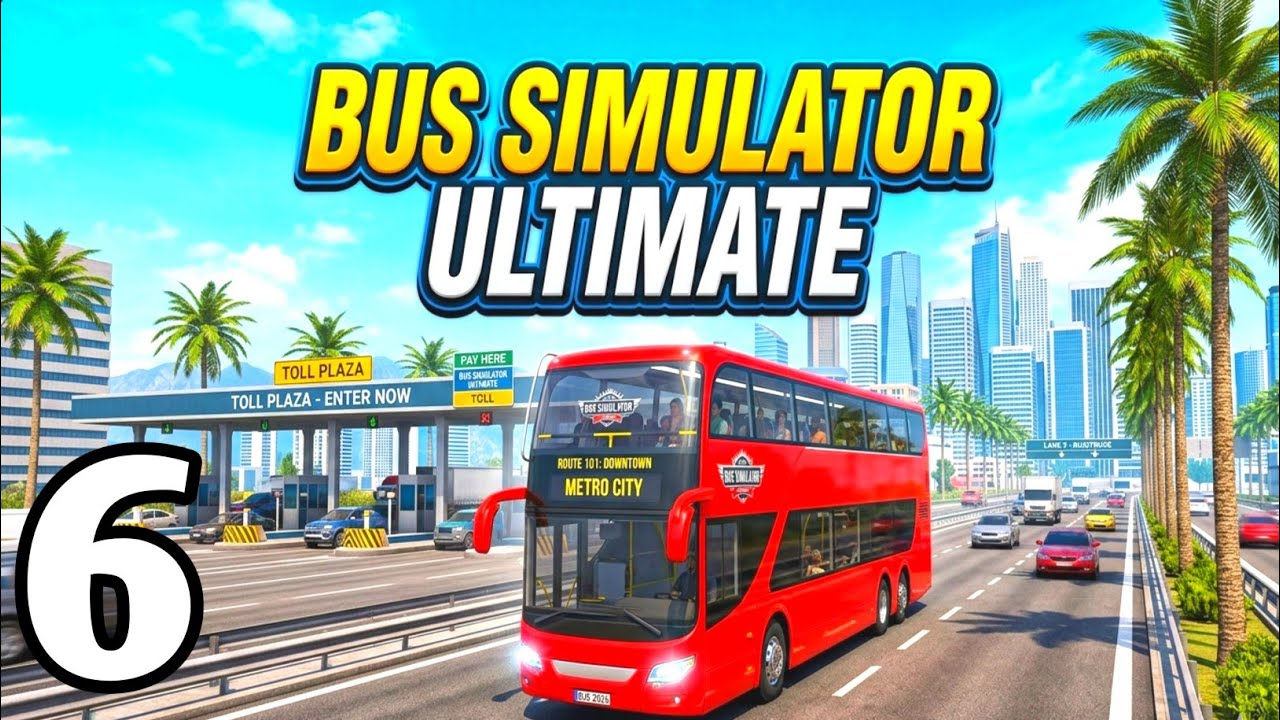 Bus Simulator Ultimate Gameplay Part 6 – City Bus Driving Simulation