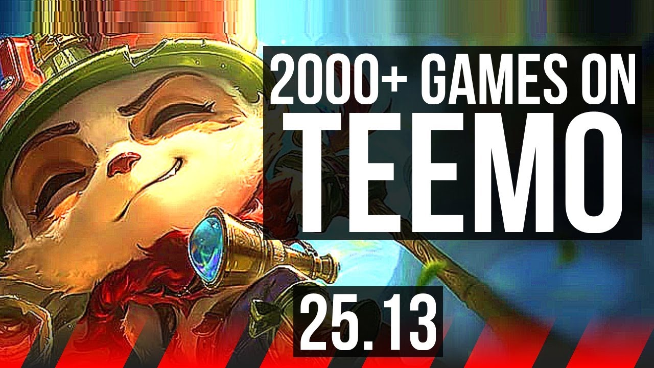 TEEMO vs JAX (TOP) | Rank 5 Teemo, Comeback, 2000+ games | NA Challenger | 25.13