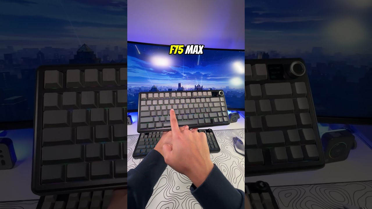 The New Aula F75 Max SOUNDS GOOD.. 😦 #mechanicalkeyboard