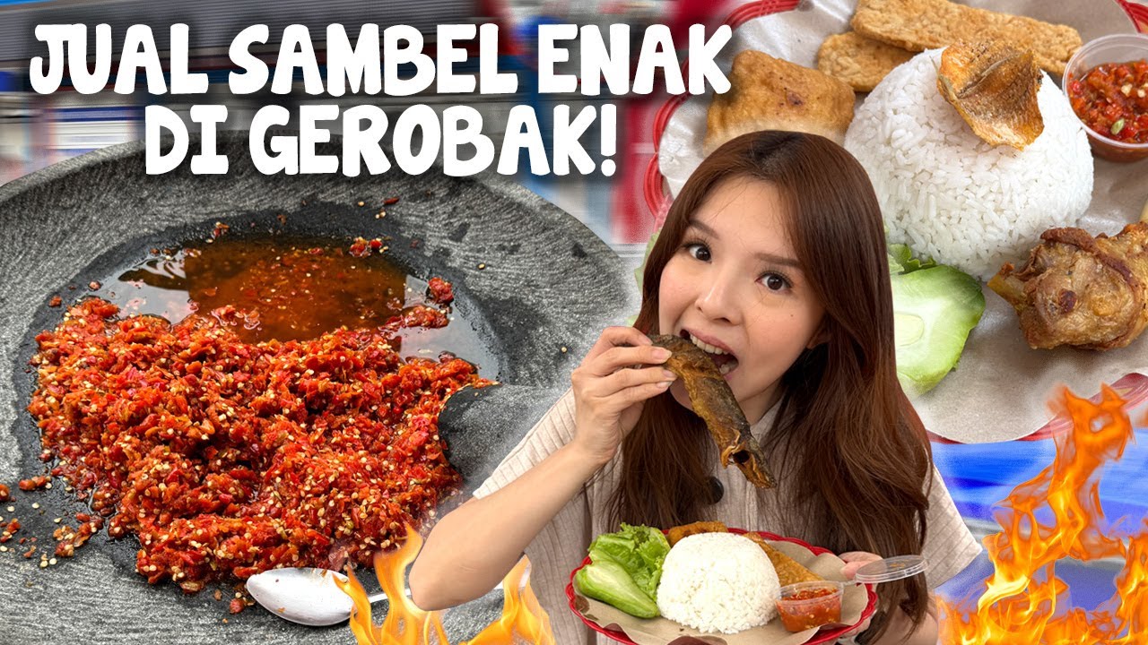 NGIDAM SAMBAL PEDAS SAMPE BERBURU KE GEROBAK BLOK-M!!