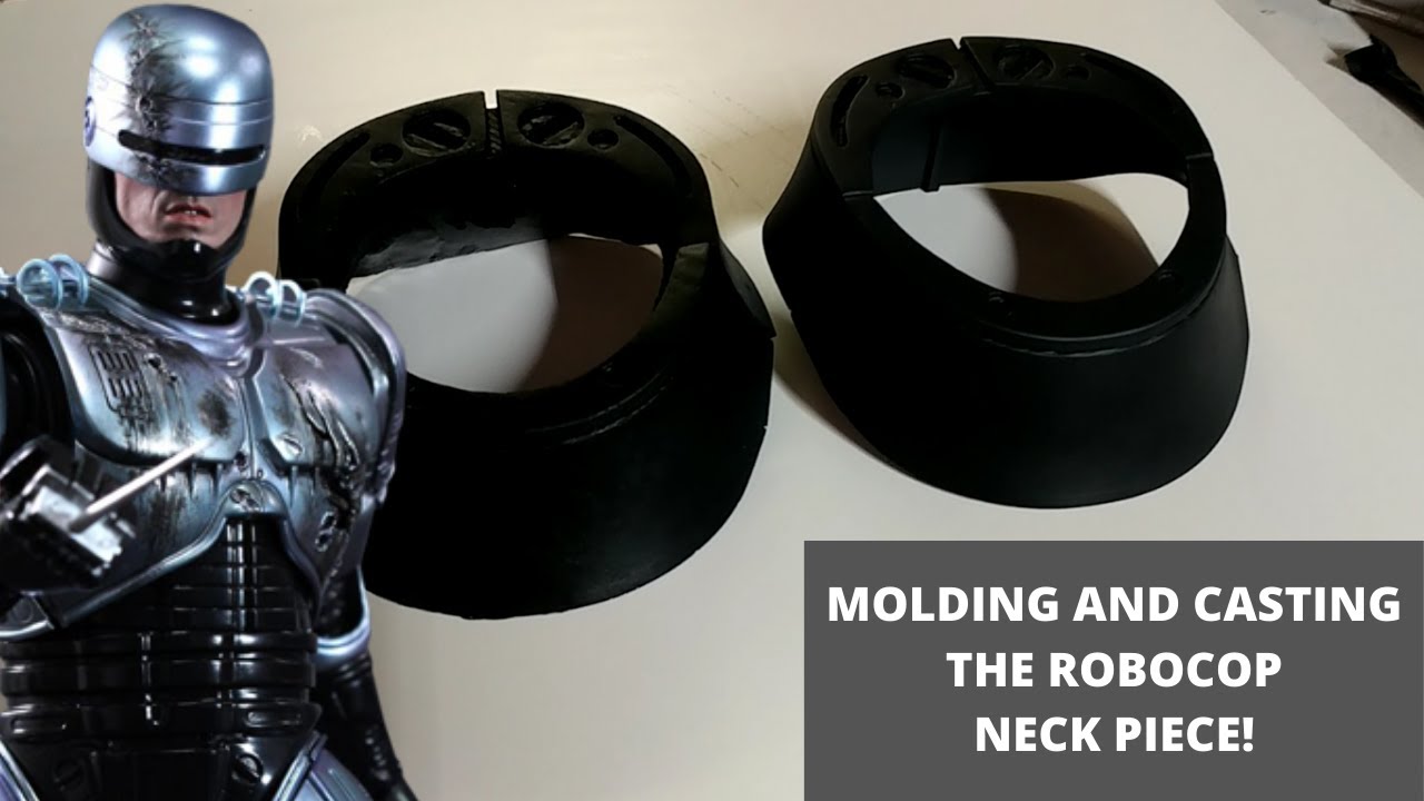 Molding and Casting The Robocop Neck Piece! With Rebound 25 Silicone and Flex Foam IT 15