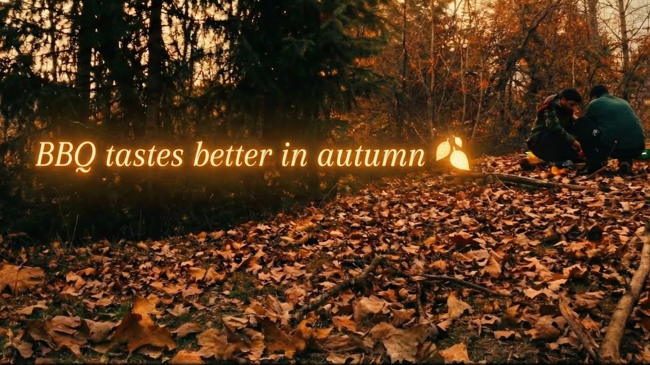 BBQ in Autumn Orchard | Friends, Fire & Memories