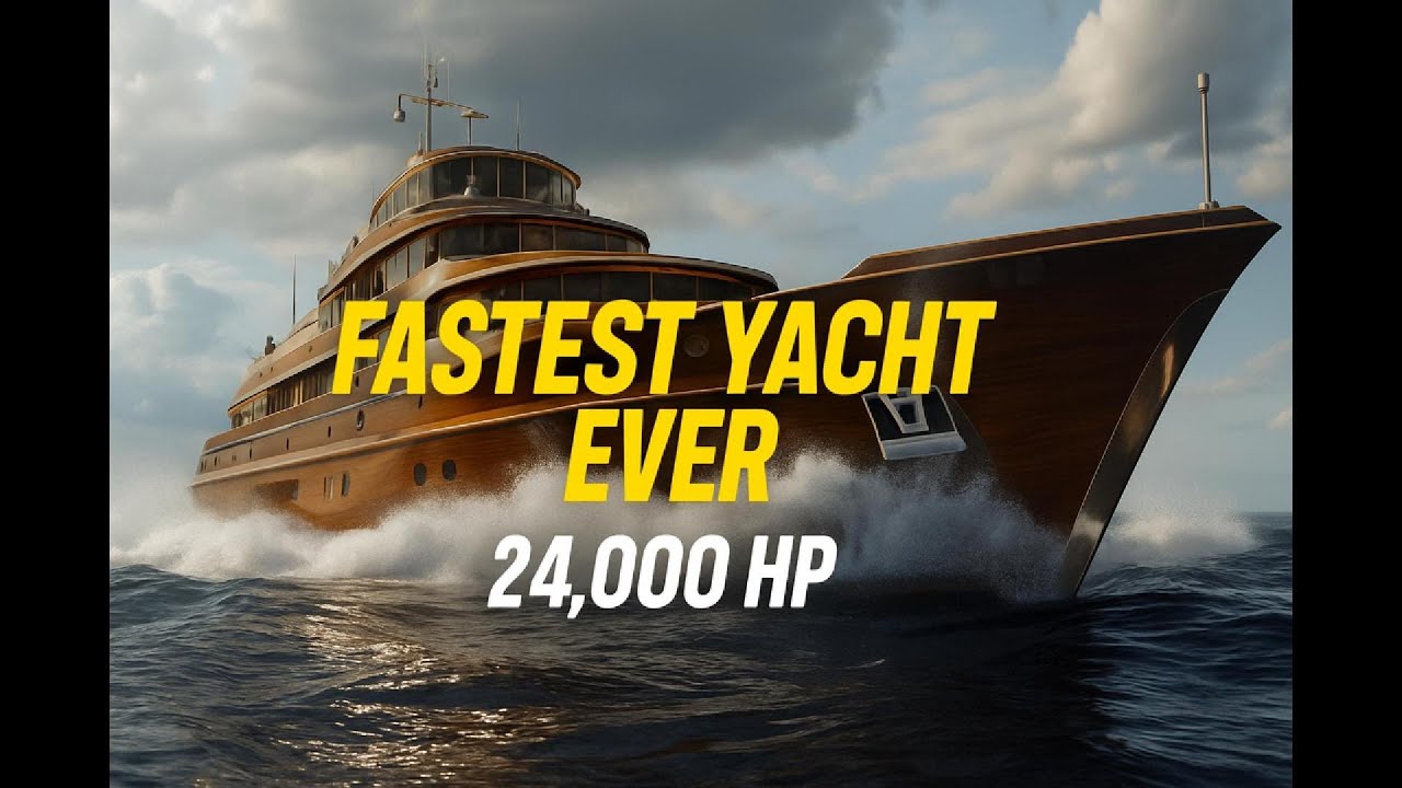 The Fastest Yacht Ever Built — AI Luxury From the Future