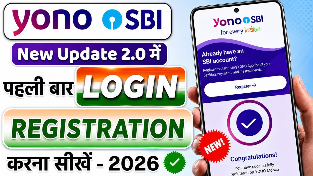 How to register yono sbi app | SBI yono new registration | sbi yono login kaise kare | yono login