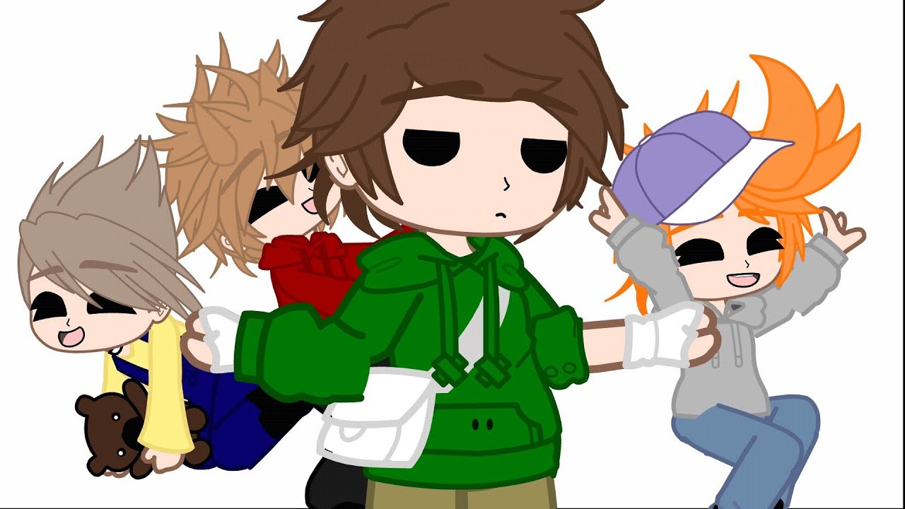Edd takes care of baby Tom, Matt, and tord