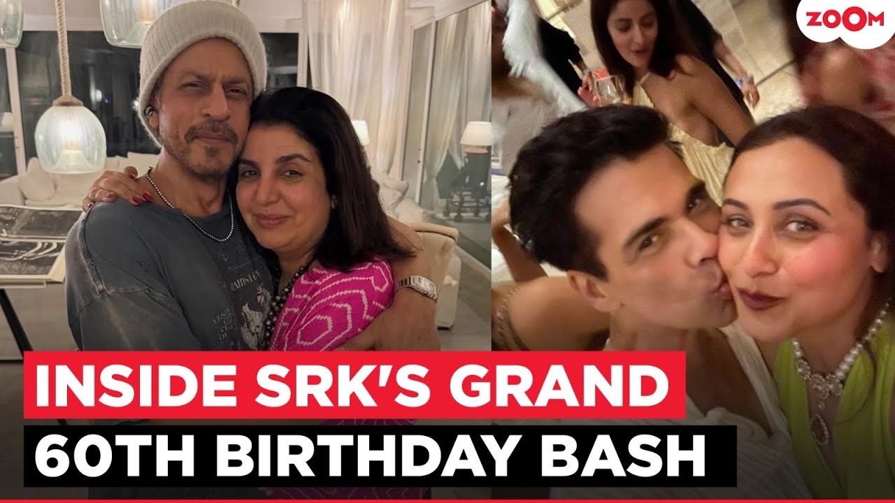 INSIDE SRK's 60th birthday bash: Farah Khan, Rani Mukerji attend