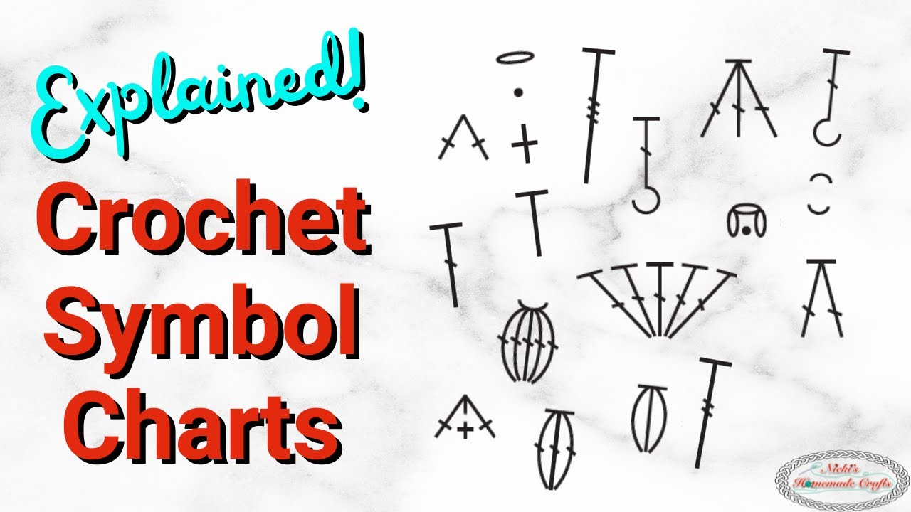 CROCHET SYMBOL CHARTS Explained! - Plus Bonus FREE Pattern