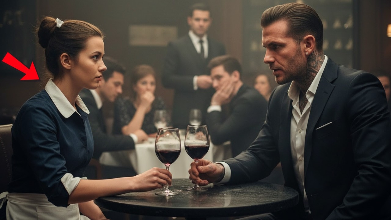 Waitress Quietly Swaps His Glass — Mafia Boss Realizes She Just Saved His Life