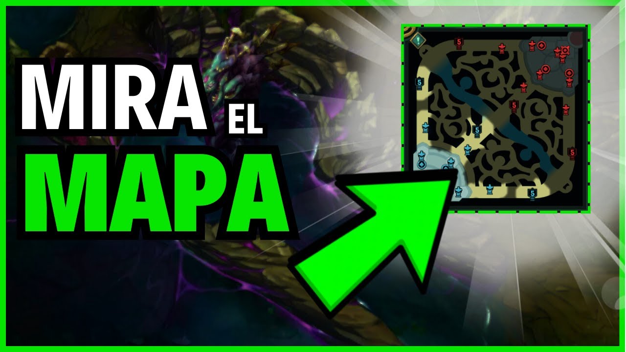 APRENDE A MIRAR EL MINIMAPA en LEAGUE OF LEGENDS