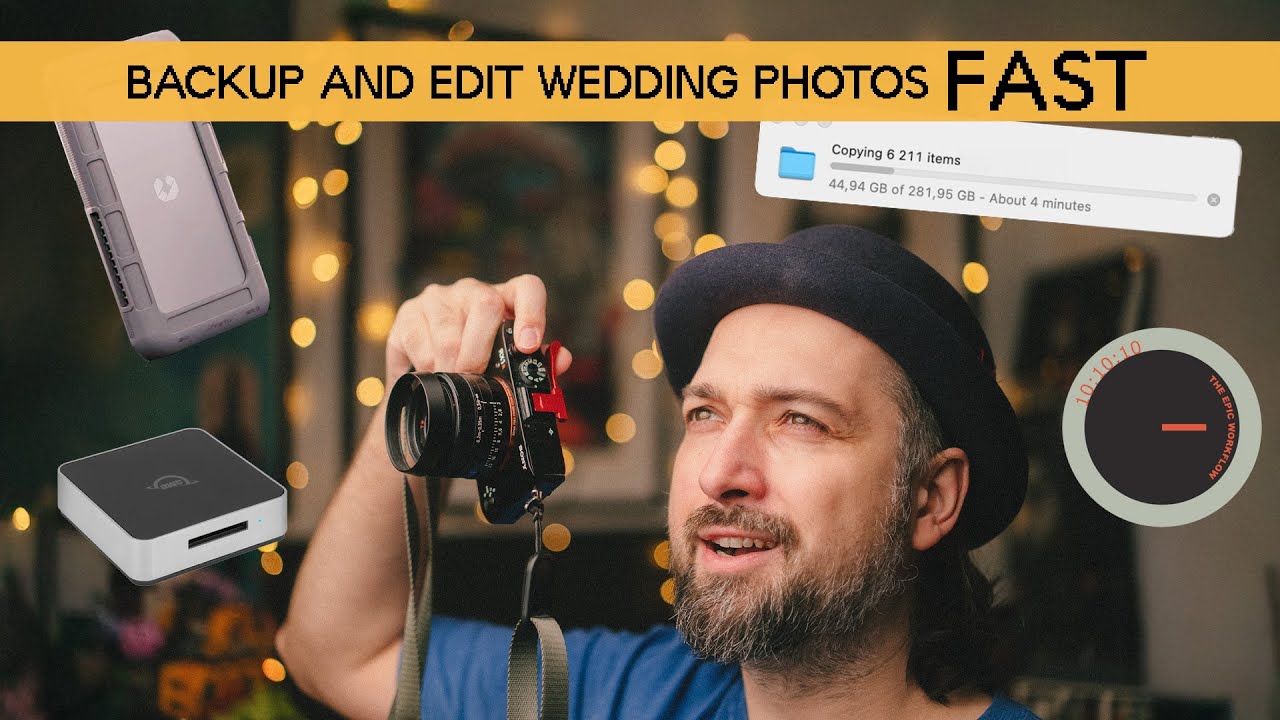 How I Backup & Edit Wedding Photos FAST (Step-by-Step)