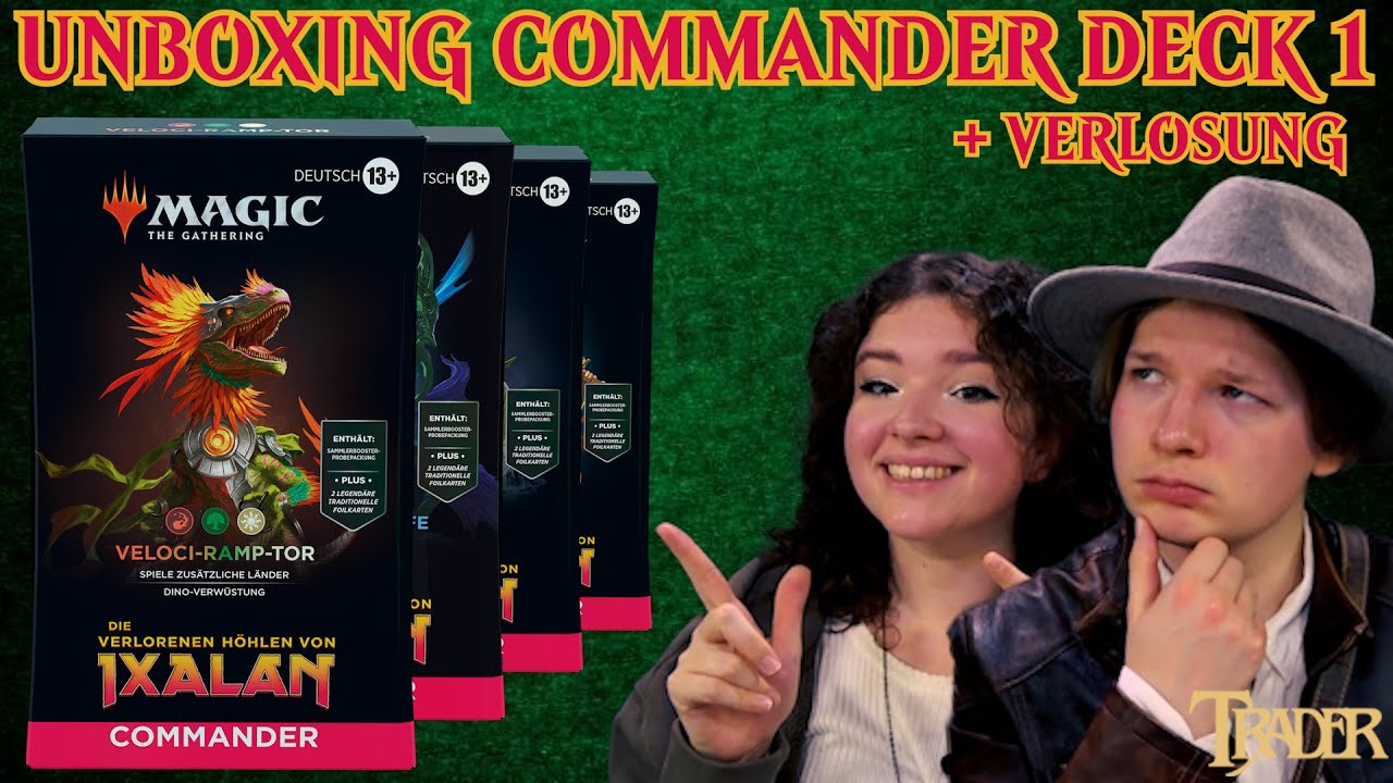 MTG The Lost Caverns of Ixalan Opening Commander Deck deutsch #1 | Magic the Gathering | Trader 2023