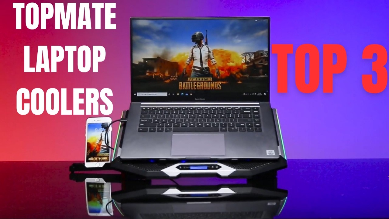 Top 3 Best TopMate Laptop Coolers RGB Power and Quiet Cooling