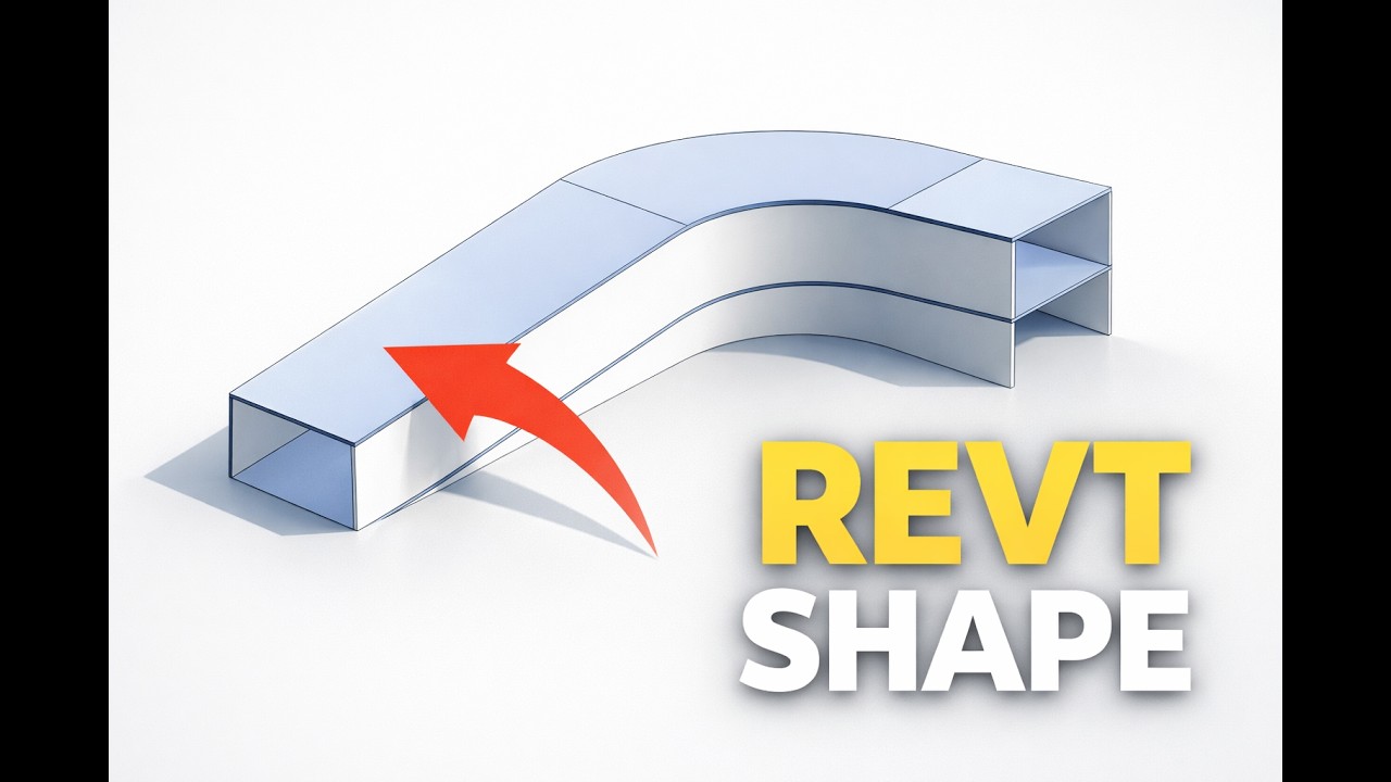 How to model curved shapes in revit  01