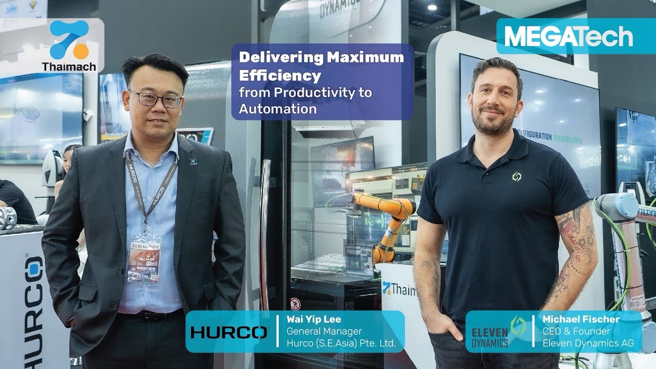 Thaimach นำเสนอโซลูชัน Factory 5.0 ⚙️ Hurco VM20ZRi 5-Axis + Eleven Dynamics