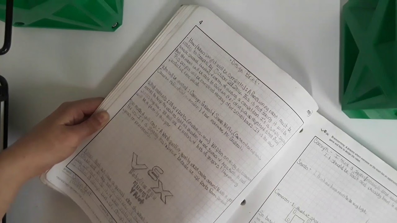 Win Trophies! Improving your Vex Engineering Notebook