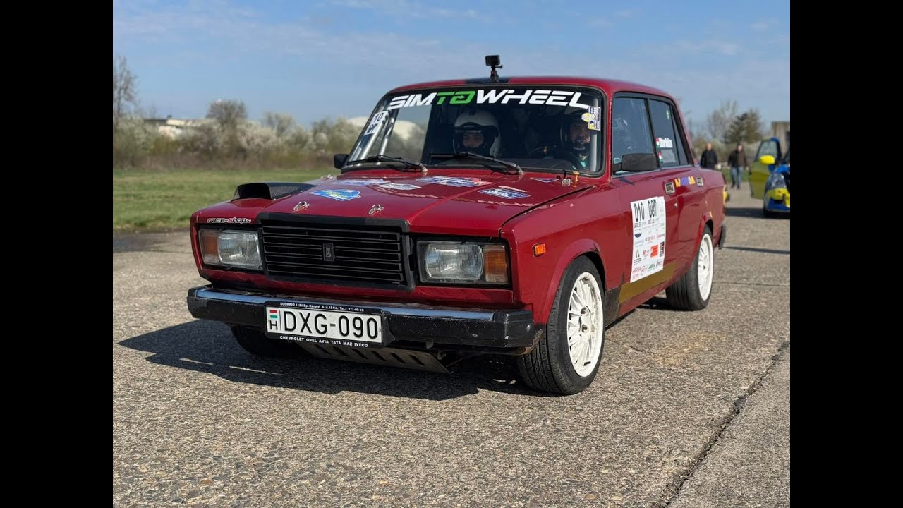 Liktor Balázs - Kónya Péter - Kunmadaras sprint SS1 2025.03.30  - SimToWheel onboard