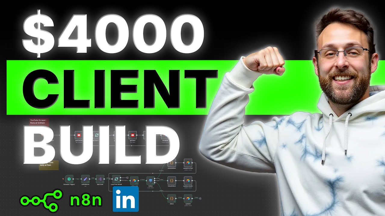 Automating LinkedIn with AI Agents! ($4k client build!)