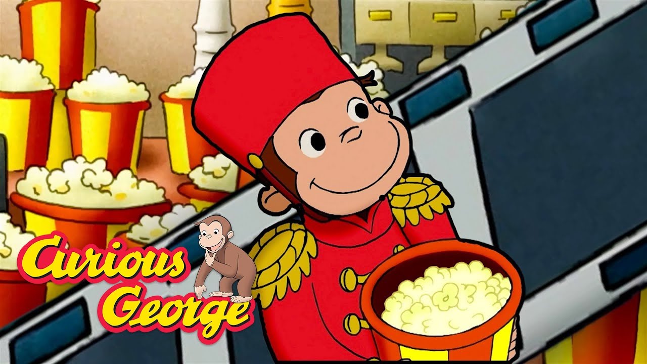 George's Movie Night! 🐵 Curious George 🐵 Kids Cartoon 🐵 Kids Movies