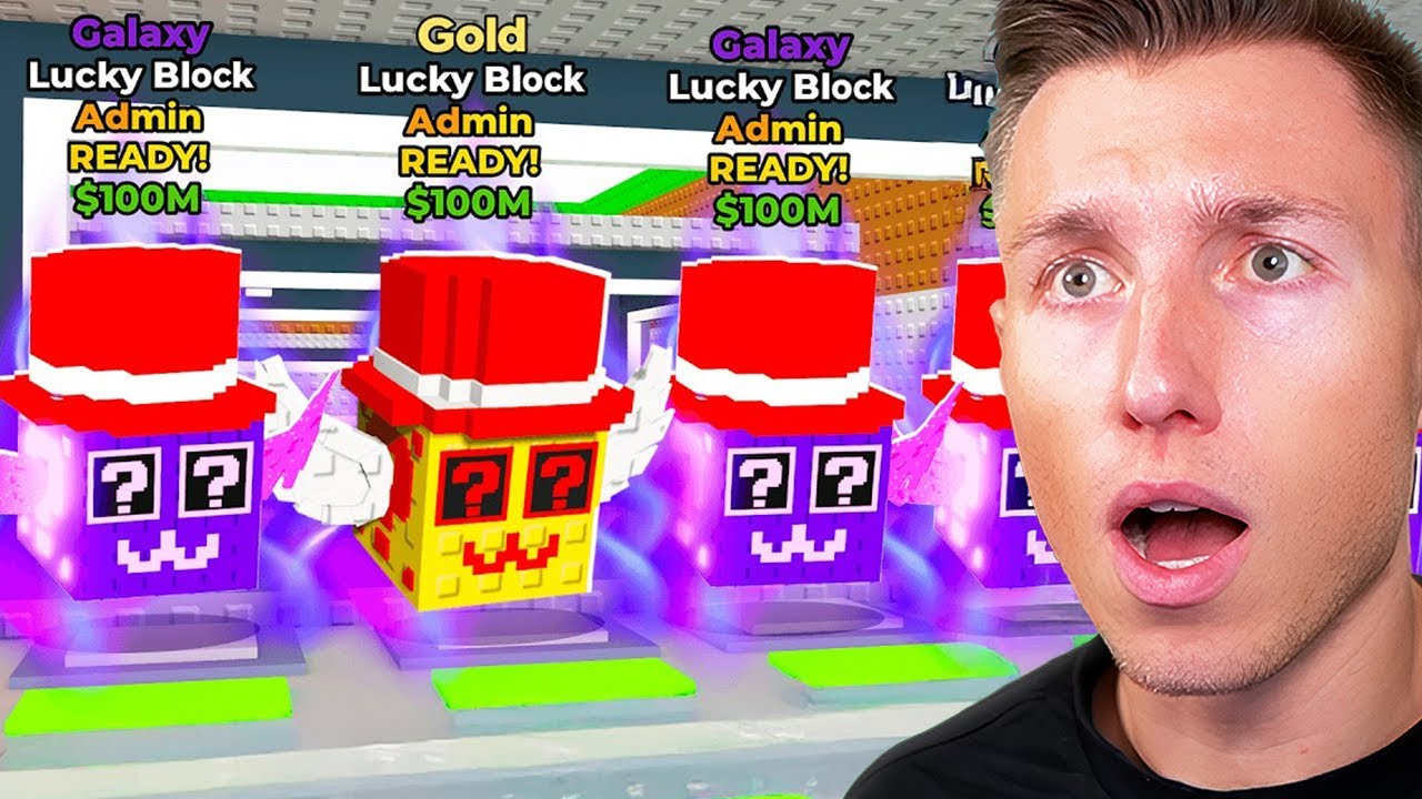 Ich ÖFFNE 100 NEUE ADMIN LUCKY BLÖCKE!