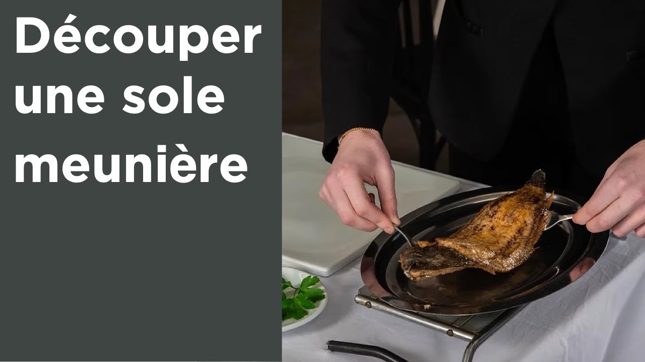 Découper une sole meunière