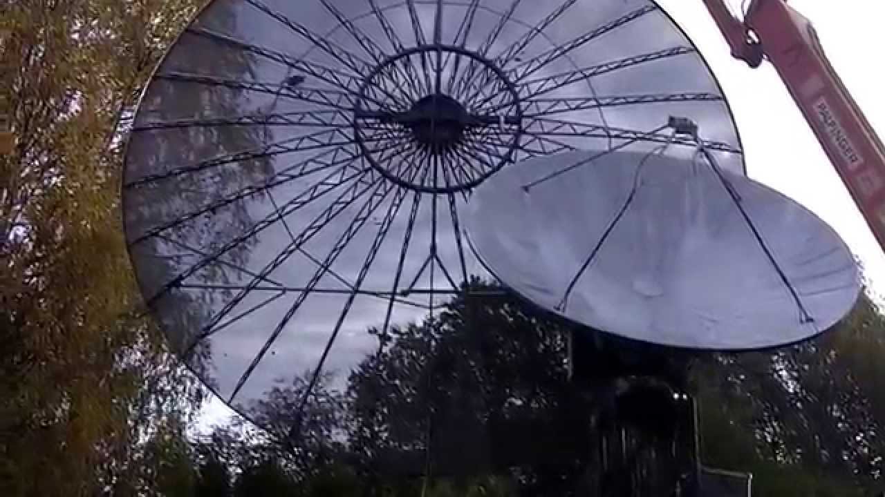 Reinstalling 8m dish