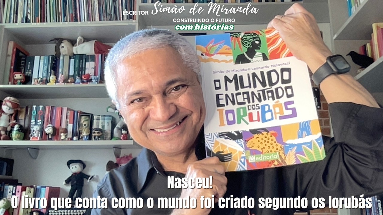 Chegou! Unboxing do meu novo livro sobre o mito africano da criação do mundo