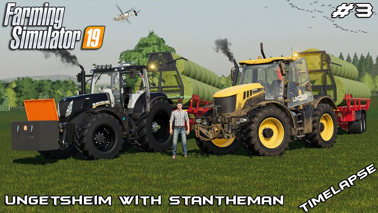 From grass to 71 hay bales | Ungetsheim with StanTheMan | Farming Simulator 19 | Episode 3