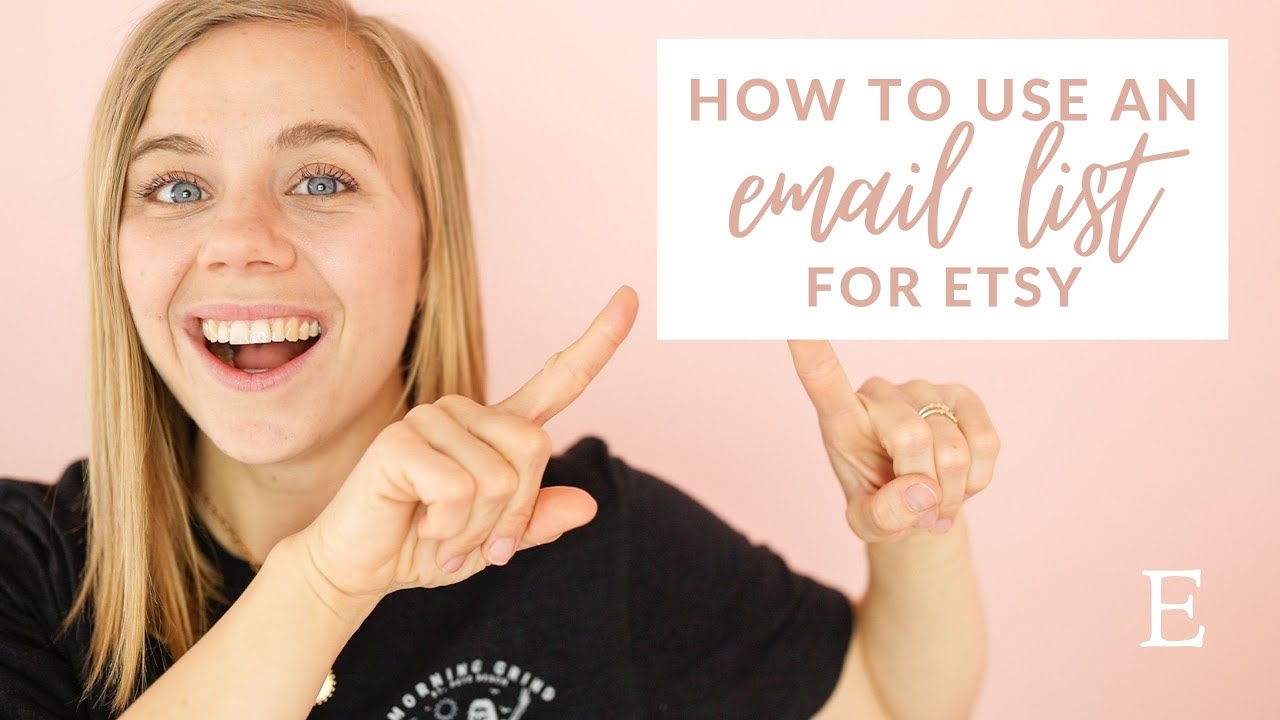 How to Use an Email List for Your Etsy Shop