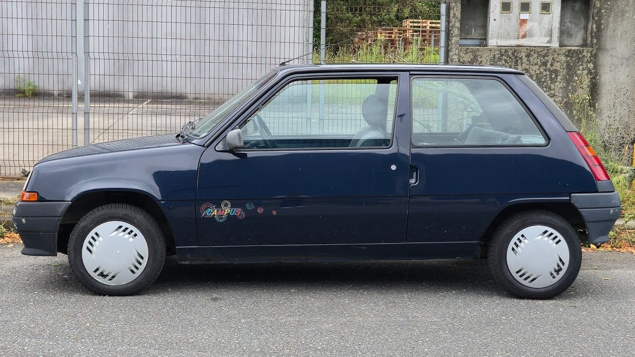 Así se conduce un coche de los 80: Renault 5 Campus.