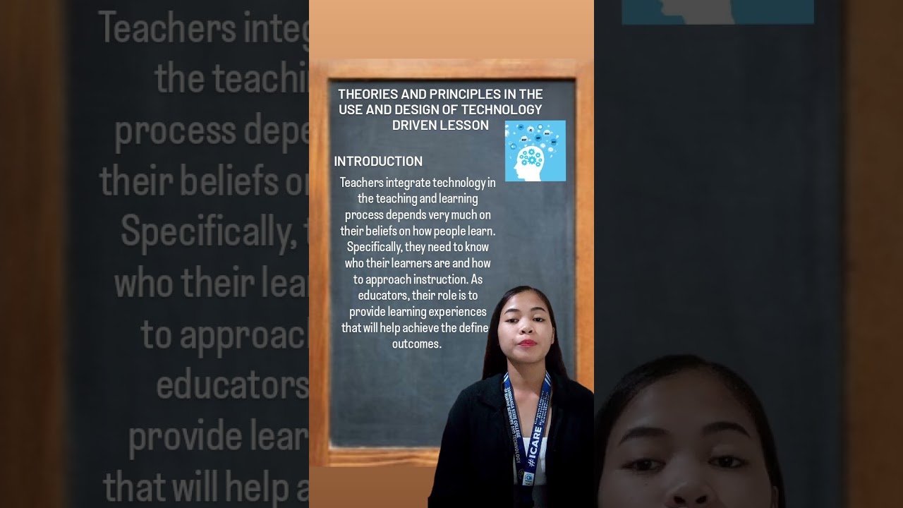 THEORIES AND PRINCIPLES IN THE USE AND DESIGN OF TECHNOLOGY-DRIVEN LESSONS (PED4)