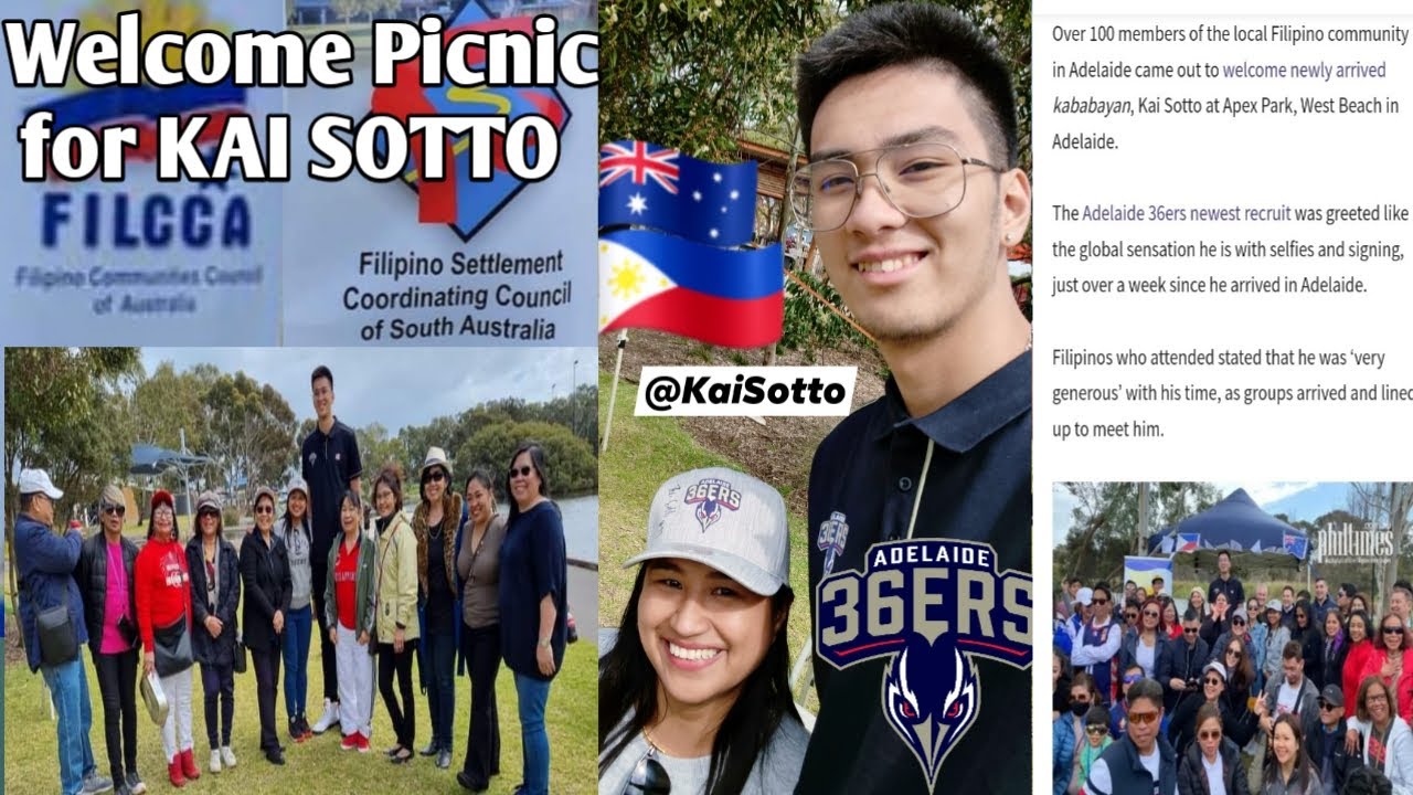 Basketball star KAI SOTTO meets with the Filipino community in Adelaide | FILCCA | FSCCSA
