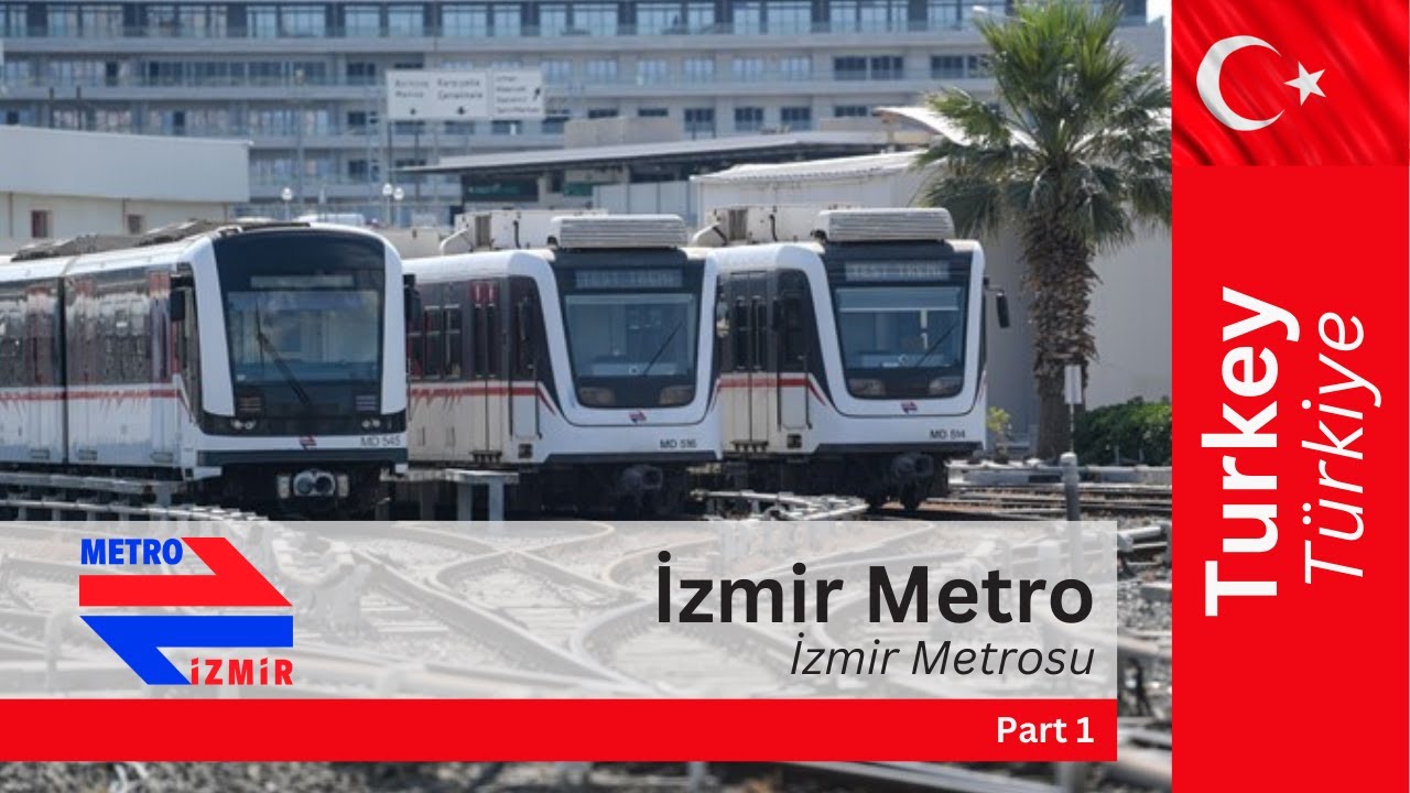 İzmir, Türkiye / Turkey - Metro Line 1 (Eastern - Part 1 of 2)