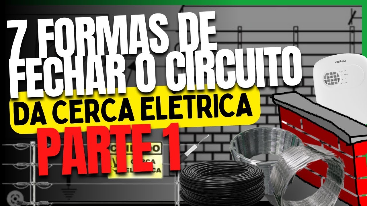 COMO FECHAR O CIRCUITO DE UMA CERCA ELÉTRICA PARTE 1. Detalhes de fechamento de circuito de cerca