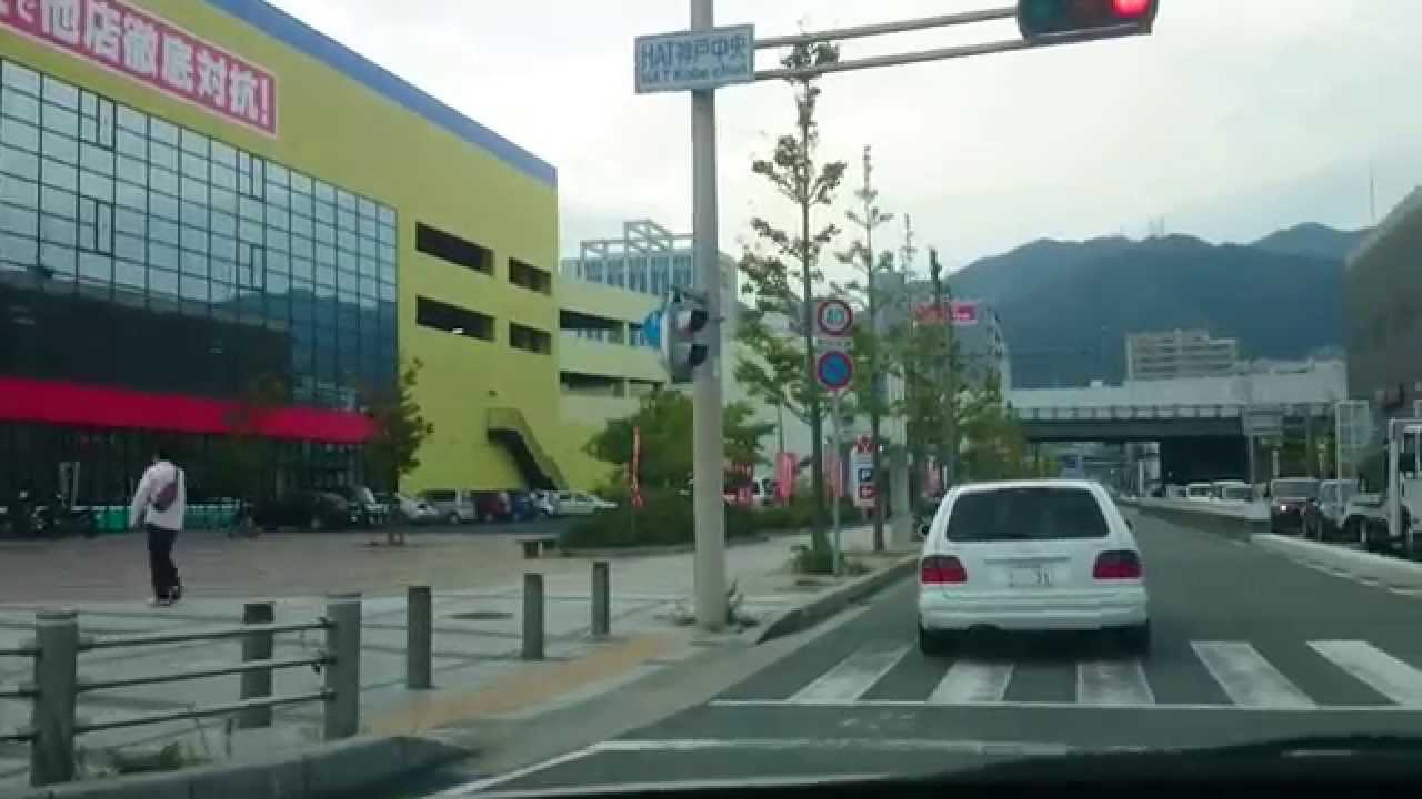 ヤマダ電機テックランド神戸本店の立体駐車場に入り出ました  the three-dimensional parking lot of the Yamada Denki  techland Kobe