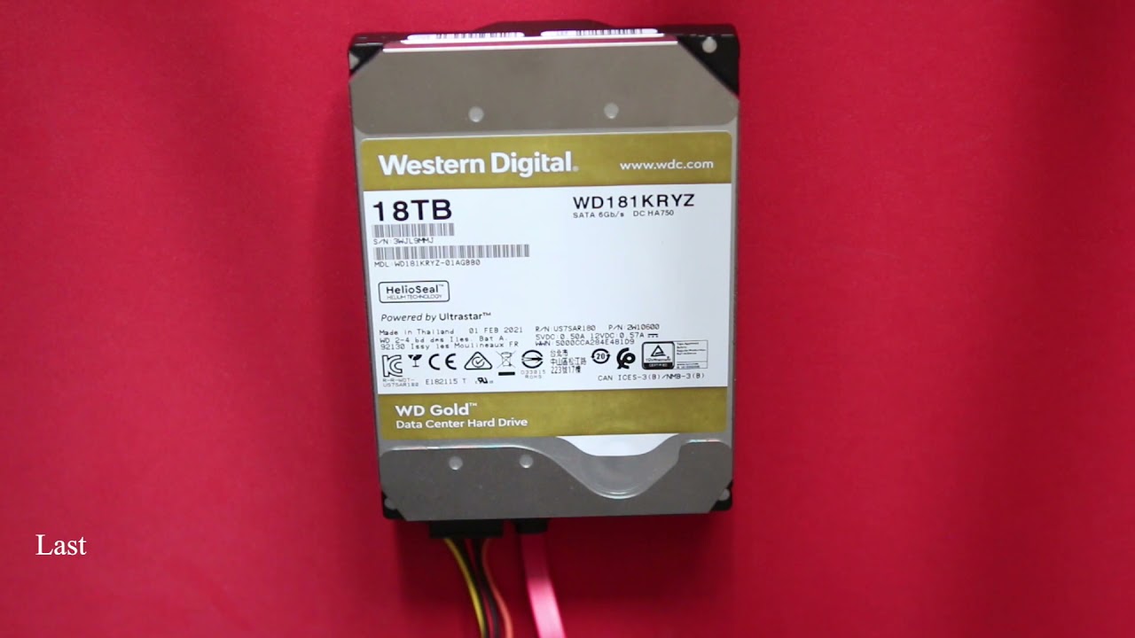 Soundcheck: Western Digital Gold WD181KRYZ