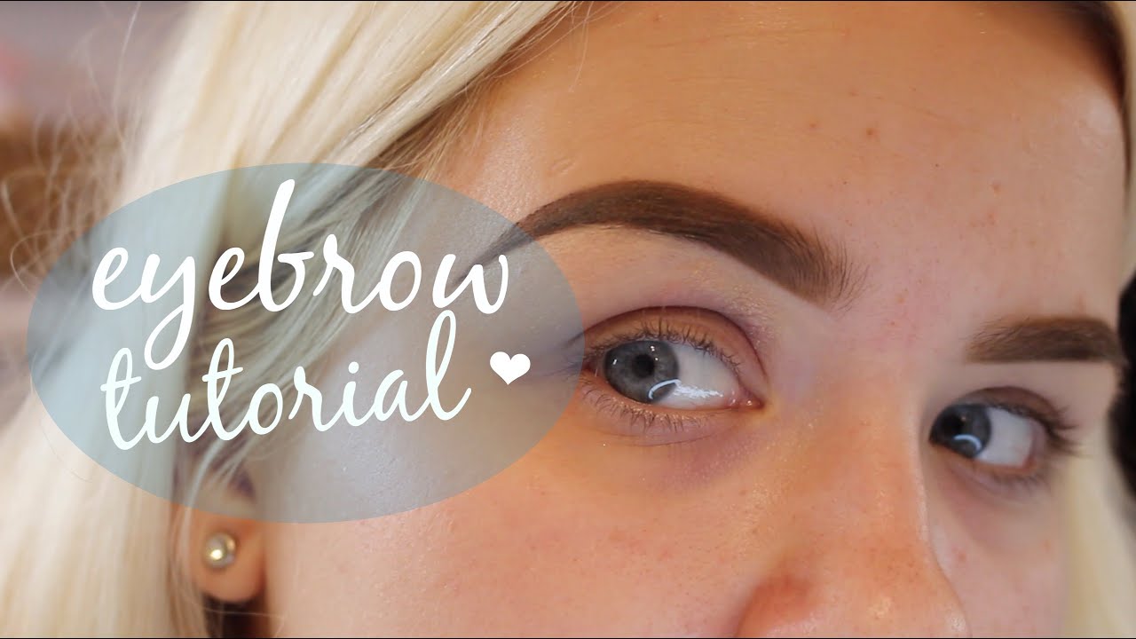 Eyebrow Tutorial | ellajaywilcock