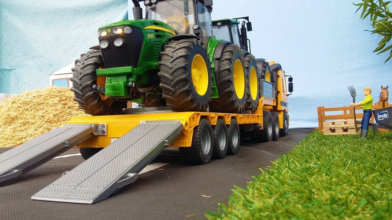 Best of Bruder RC Heavy Haulage! Trucks, Low loaders, Tractors, Excavators!