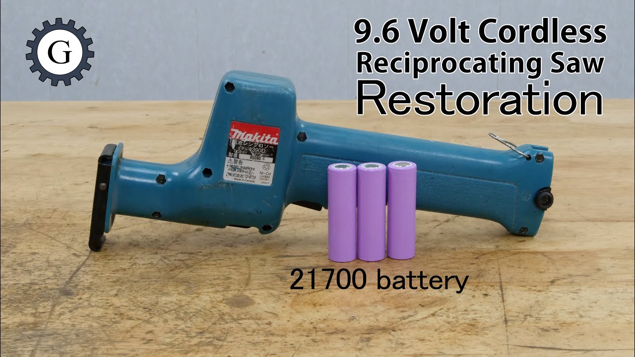 Cordless Reciprocating Saw 9.6 Volt Restoration | Makita 4390D