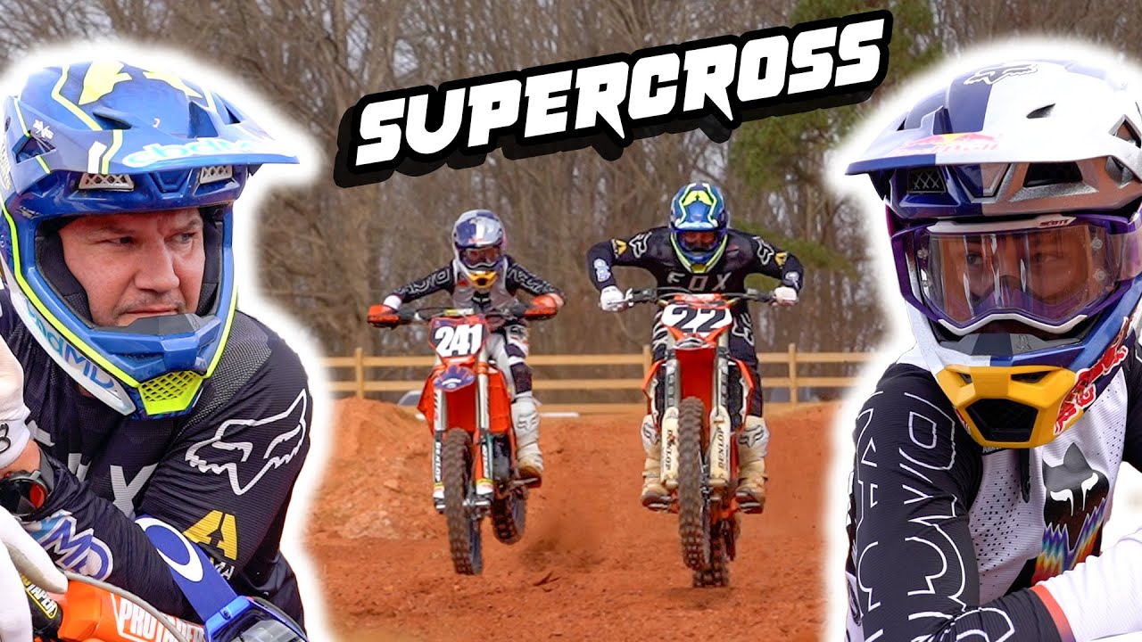 DAXTON BENNICK RIDING SUPERCROSS WITH CHAD REED! Moto40 with The Reeds