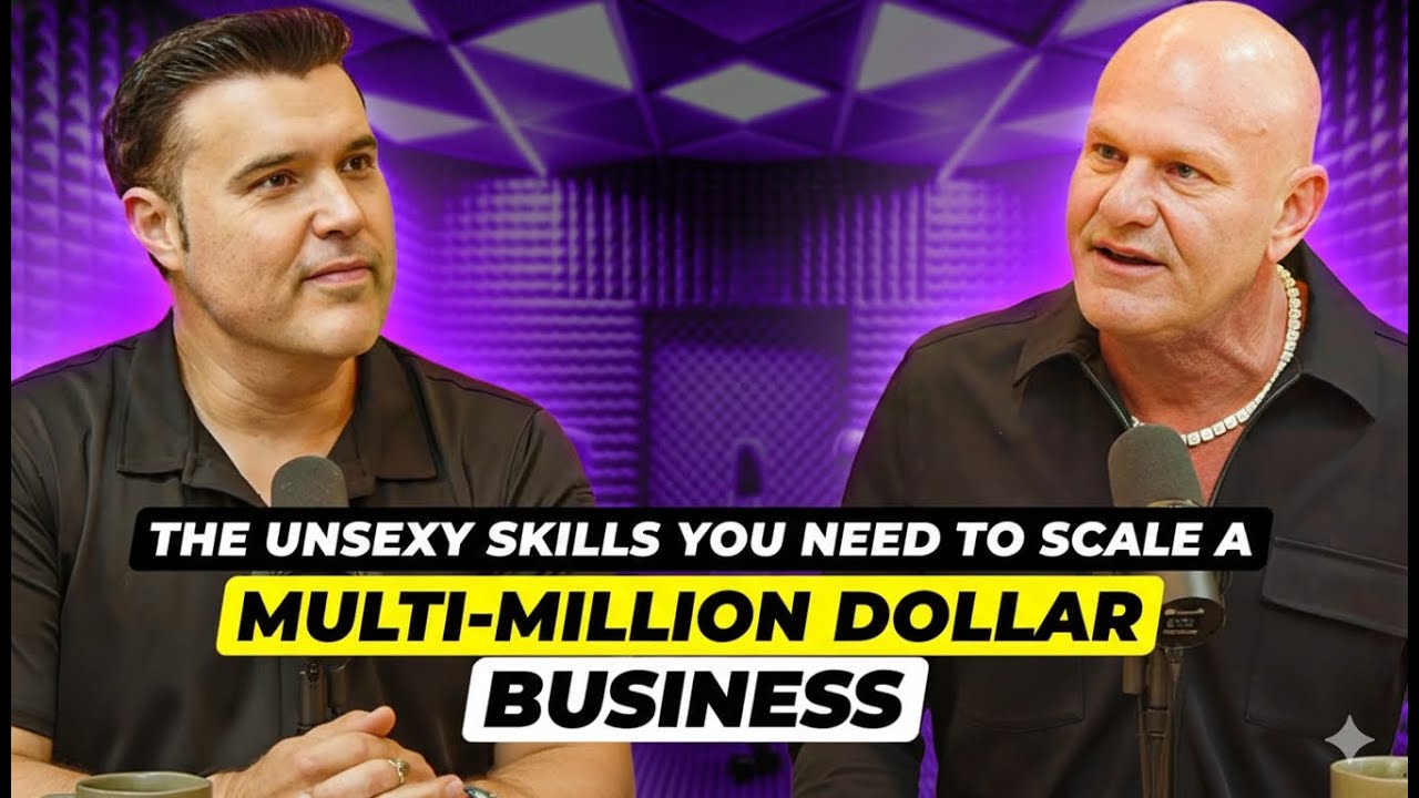THE UNSEXY SKILLS YOU NEED TO SCALE A MULTI-MILLION DOLLAR BUSINESS