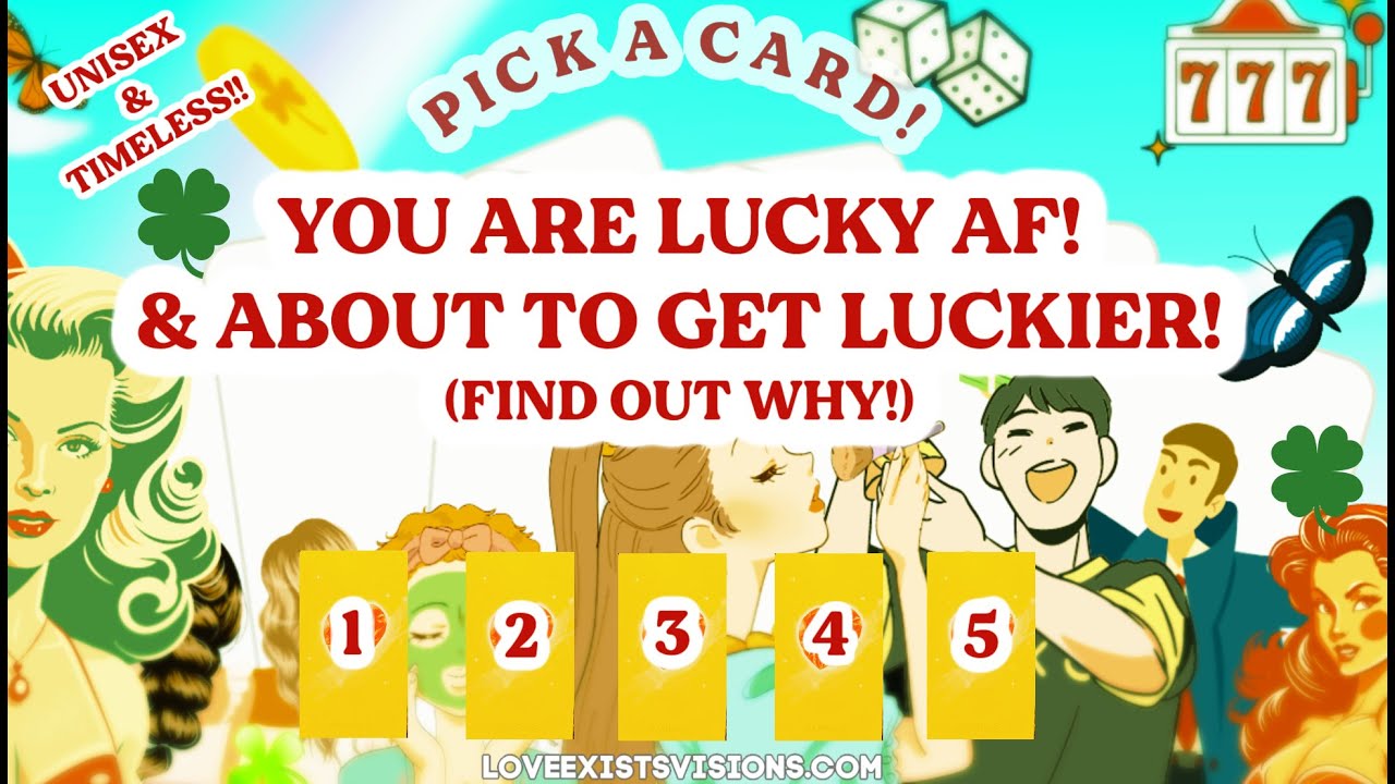 PPL think you ARE LUCKY?!🍀& About to GET LUCKIER?*Pick A Card*FIND OUT WHY&Your luck is changing!
