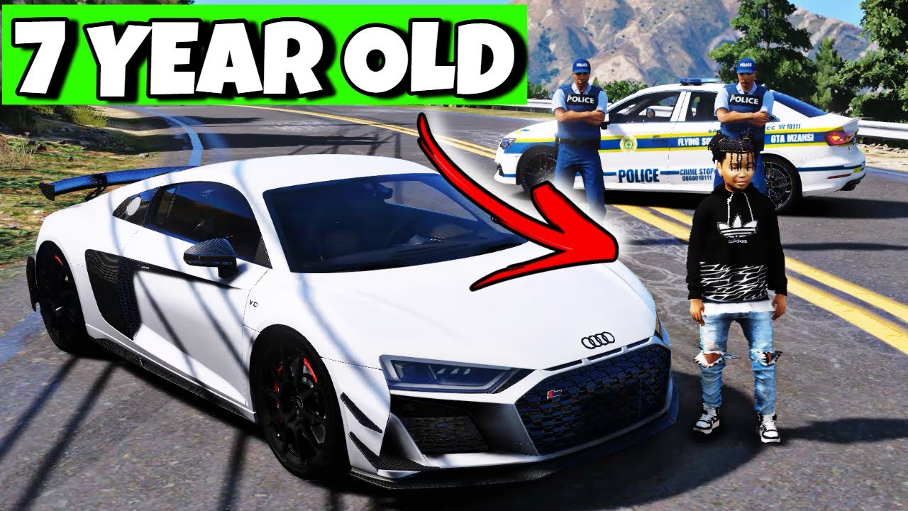 7-ЛЕТНИЙ РЕБЁНОК угнал Audi R8 прямо на глазах у полиции! 😲😱🚔 | Madanone Shelby
