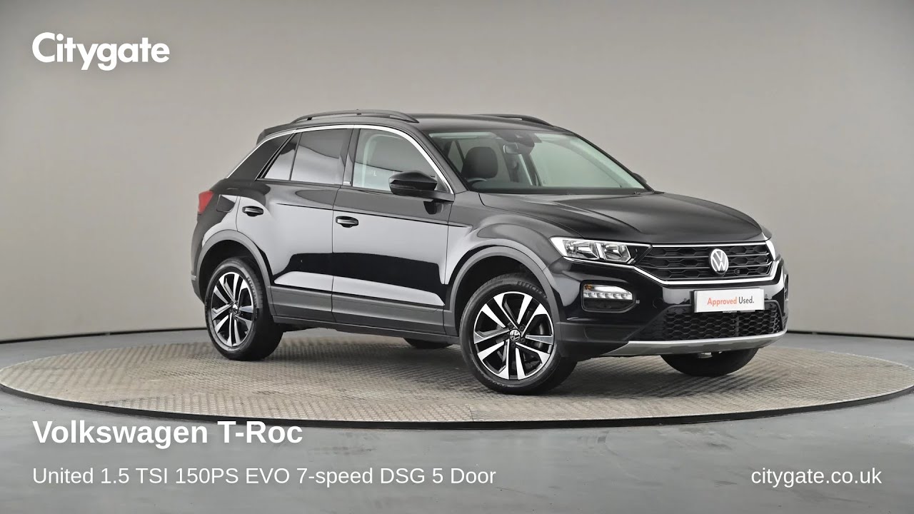Volkswagen T-Roc  - United 1.5 TSI 150PS EVO 7-speed DSG 5 Door - Citygate Volkswagen Watford