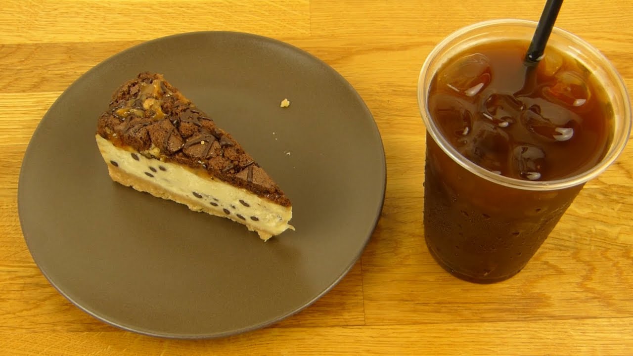 Caffe Ritazza - Caramel Brownie Cheesecake & Iced Espresso