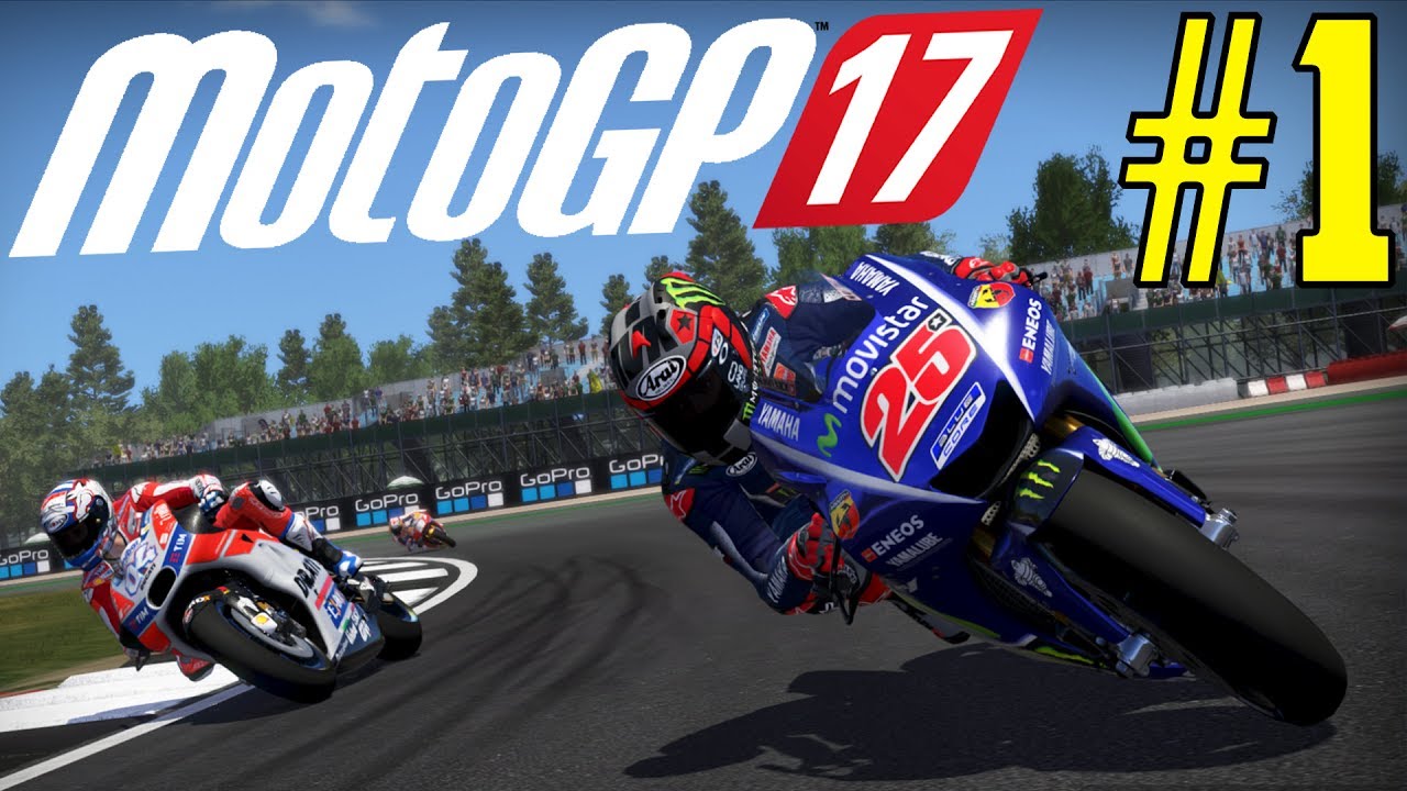 MotoGP 2017 Game Career Mode - PART 1 FIRST RACE DRAMA!