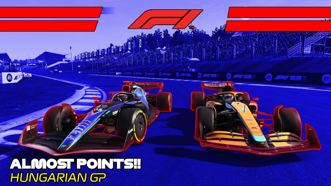 JUST MISSED THE POINTS ON THE HARDEST TRACK | F1 22 DRIVER CAREER S1E8 – Hungarian GP