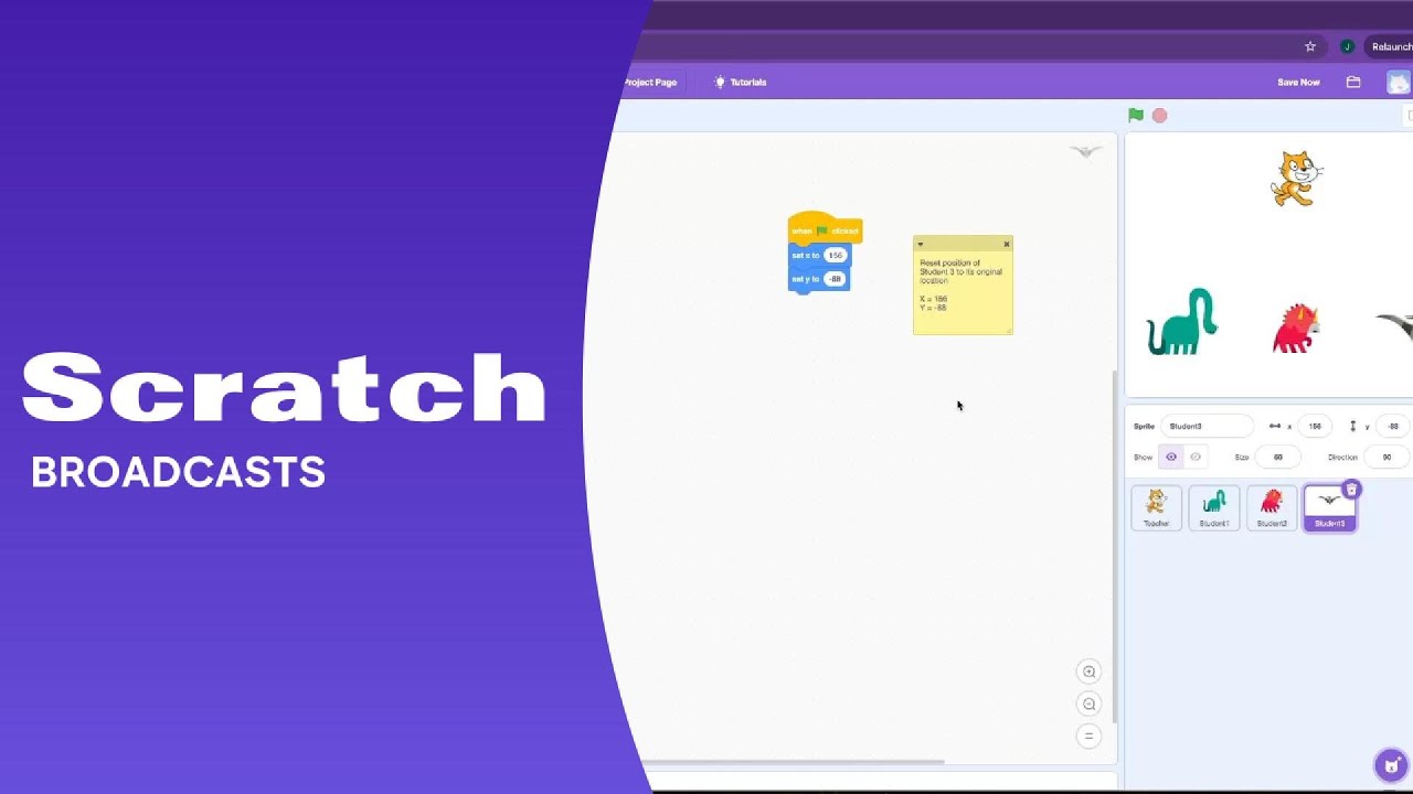 How to Use BroadCasts in Scratch
